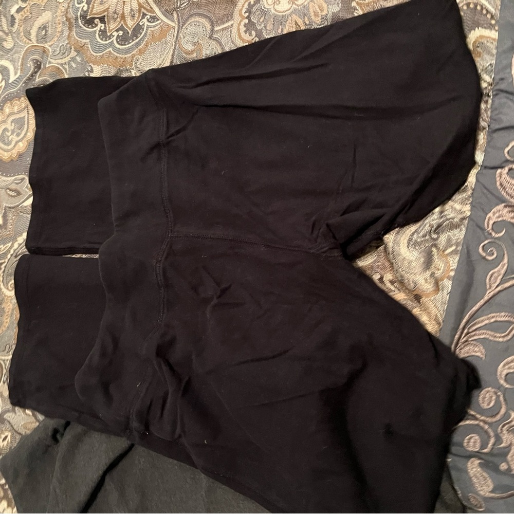 Black and Grey wide leg leggings - Picture 7 of 8